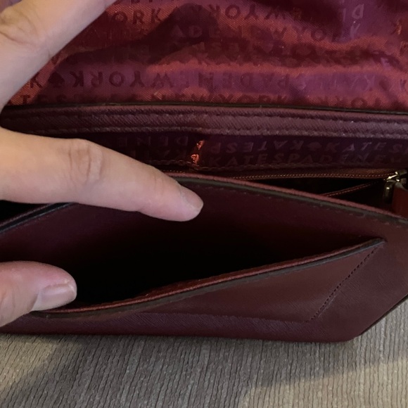 Kate Spade Burgundy Crossbody Bag - Picture 15 of 16